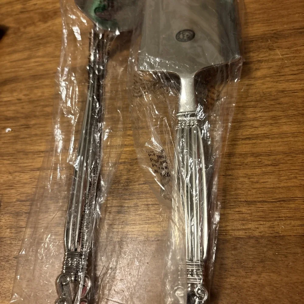 GODINGER Olde Copenhagen 2 Lg Serving Pcs Cake Lasagna Server Fork New & Unused